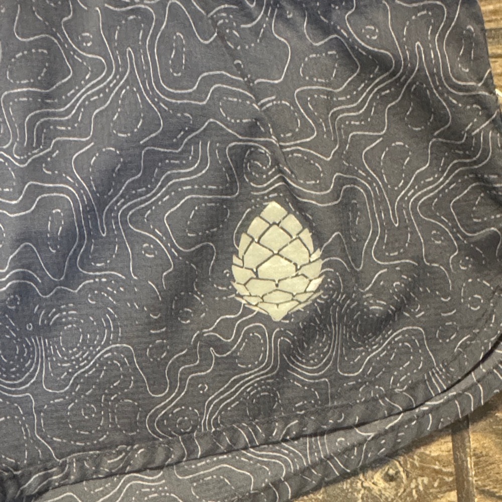 Stio Second Light Black Topo Patterned Women's Sh… - image 2